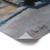 Tiergartenallee mit Siegessäule Poster (Hoek)