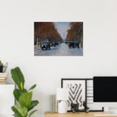 Tiergartenallee mit Siegessäule Poster (Thuiskantoor)