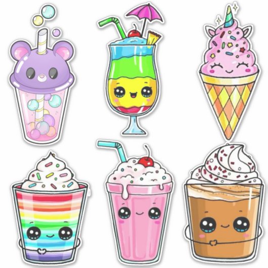TIERN DRINKS- SWEET DESIGNS STICKER (Voorkant)