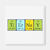 Tiernay periodieke table name magnet (Voorkant)
