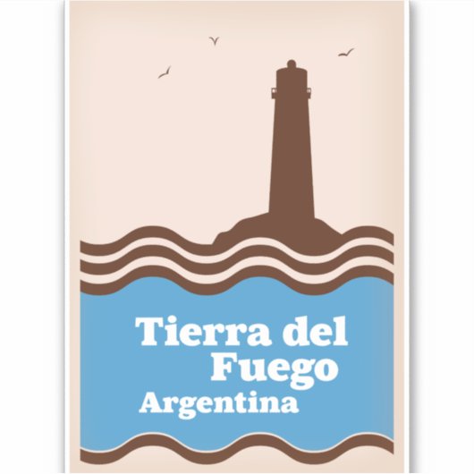 Tierra del Fuego Argentina, Les Eclaireurs Sticker (Voorkant)