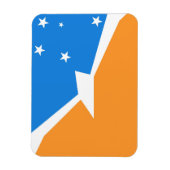 Tierra del Fuego Argentina vuurland provincie Magneet (Verticaal)