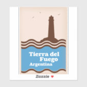 Tierra del Fuego Argentinië, Les Eclaireurs Sticker (Vel)