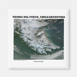 Tierra Del Fuego Chili/Argentina (Afbeelding Earth Magneet