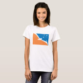 Tierra Del Fuego Flag T-shirt (Voorkant volledig)