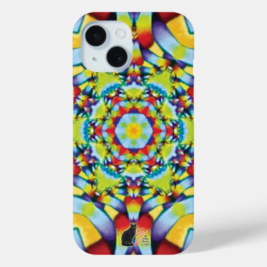 Tiers Kaleidoscoop Case-Mate iPhone Case (Achterkant)