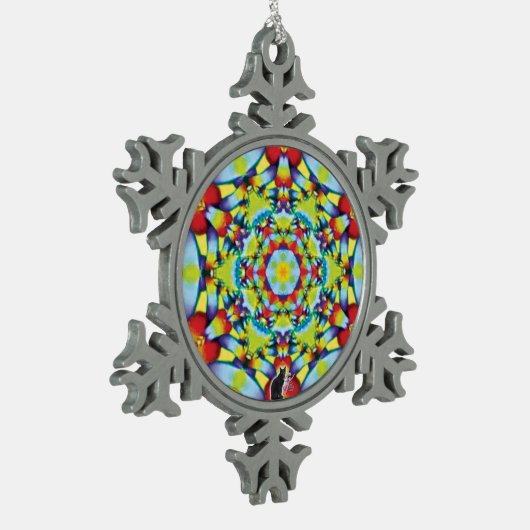 Tiers Kaleidoscope Snowflake Ornament (Links)
