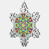 Tiers Kaleidoscope Snowflake Ornament (Rechts)