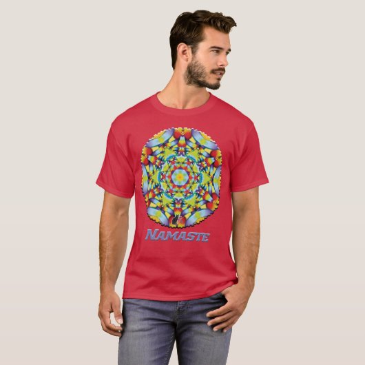Tiers Namaste Kaleidoscope T-shirt (Voorkant volledig)