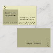 Tiersitting Visitekaartje (Voorkant / Achterkant)