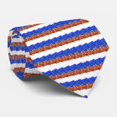 Ties-abstract /Vlag van Nederland Stropdas (Opgerold)