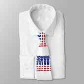 Ties-abstract /Vlag van USA Stropdas (Gebonden)