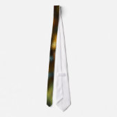 Ties, Abstracte heldere kleuren achter gegolfd gla Stropdas (Achterkant)