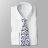 Ties Heren Zilver Folie Parel Stropdas (Gebonden)