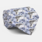 Ties Heren Zilver Folie Parel Stropdas (Opgerold)