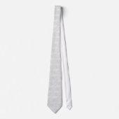 Ties Iris - Wit Stropdas (Voorkant)
