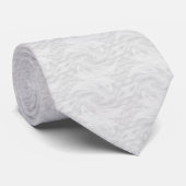 Ties Iris - Wit Stropdas (Opgerold)