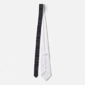Ties met zwarte metalen noppen stropdas (Achterkant)