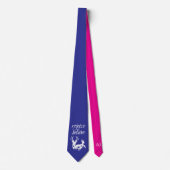 Ties: Verblijd en geloof (blauw) Stropdas (Voorkant)