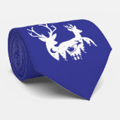 Ties: Verblijd en geloof (blauw) Stropdas (Opgerold)