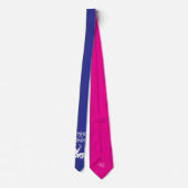 Ties: Verblijd en geloof (blauw) Stropdas (Achterkant)
