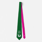 Ties: Verblijd en geloof (groen) Stropdas (Voorkant)