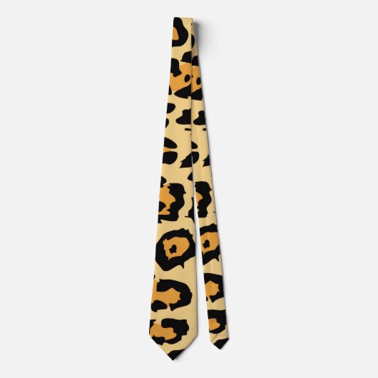 tiew met jaguarprint stropdas (Voorkant)