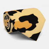 tiew met jaguarprint stropdas (Opgerold)