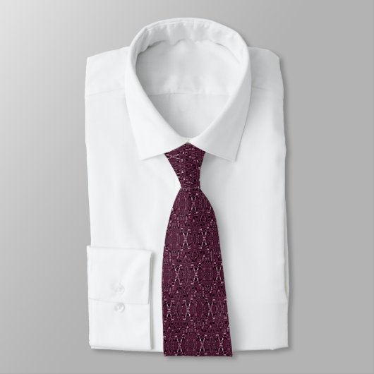 Tiewel Alluring - Maroon Stropdas (Gebonden)