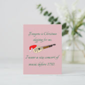 Tiff Theorbo kerstinkopen Feestdagenkaart (Staand voorkant)