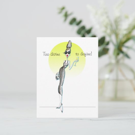 Tiffanee briefkaart (Staand voorkant)