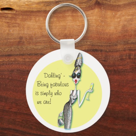 Tiffanee-toets Sleutelhanger (Voorkant)