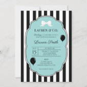 Tiffany and Co Baby Shower Hart Uitnodiging (Voorkant)