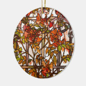 Tiffany Art Nouveau Glas in lood Ornament (Links)