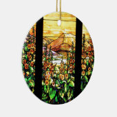 Tiffany Art Nouveau Glas in lood Ornament (Rechts)