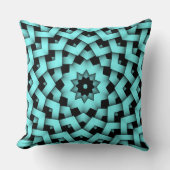 Tiffany Baby Blue Star Cirkel Petal Pattern Pillow Kussen (Voorkant)
