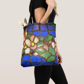 Tiffany Dogwood Glas in lood Canvas tas (Dichtbij)