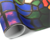 Tiffany Dogwood Glas in lood Wrapping Paper Cadeaupapier (Rol Hoek)