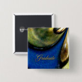 Tiffany Flow Graduate Button Vierkant (Voorkant /achterkant)
