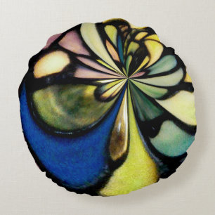 Tiffany flow rond kussen