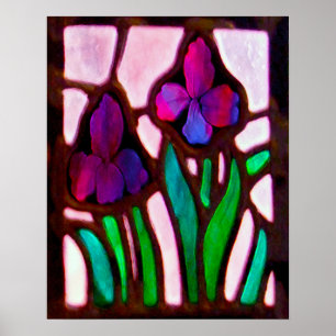 Tiffany Flowers print