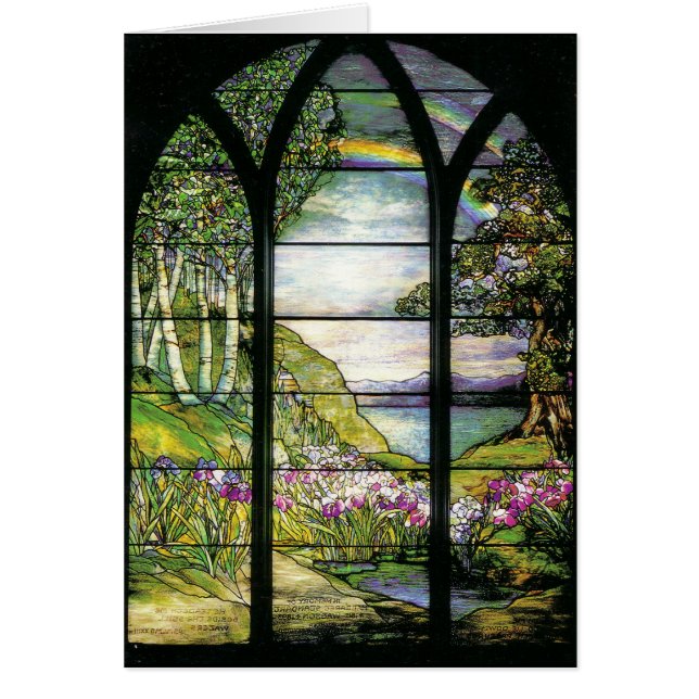 Tiffany Glas in lood Card (Voorkant)