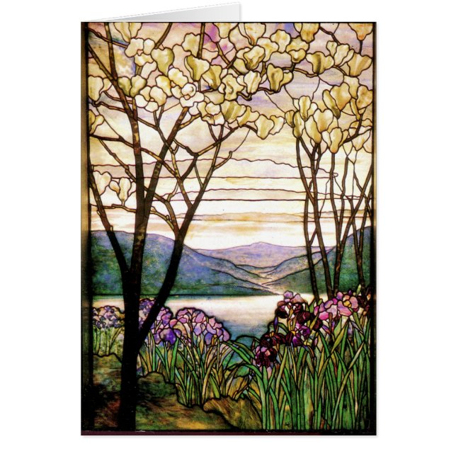 Tiffany Glas in lood Card (Voorkant)