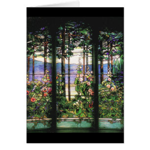 Tiffany Glas in lood Card