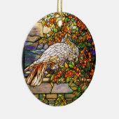 Tiffany Glas in lood Cockato Ornament (Rechts)