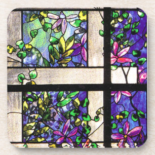 Tiffany Glas in lood Cork Onderzetter