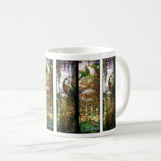 Tiffany Glas in lood Natuur Mok (Voorkant rechts)