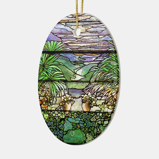 Tiffany Glas in lood Natuur Ornament (Links)