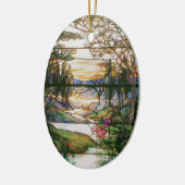 Tiffany Glas in lood Natuur Ornament (Links)