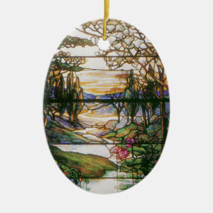 Tiffany Glas in lood Natuur Ornament